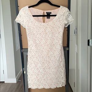 aritzia white floral dress xxs